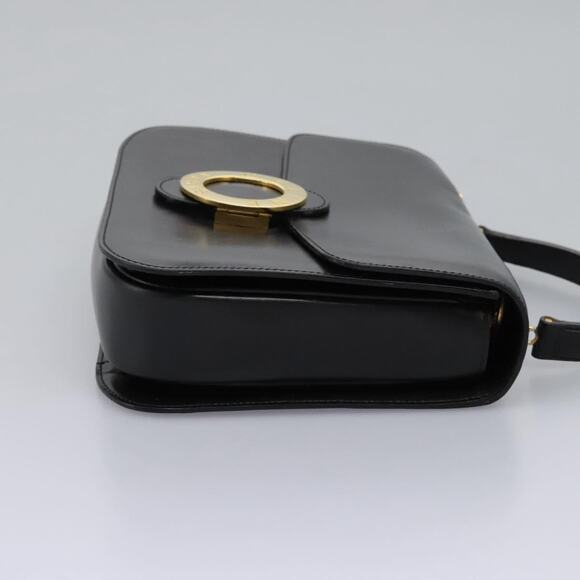 CELINE Hand Bag Leather Black Gold - Picture 5 of 13